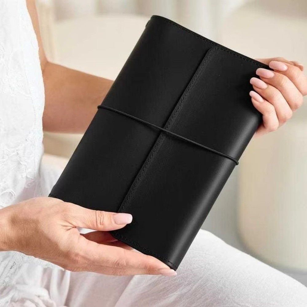 Refillable Notebook Organizer  - Vintage Leather Journal Notebook 评论和价格