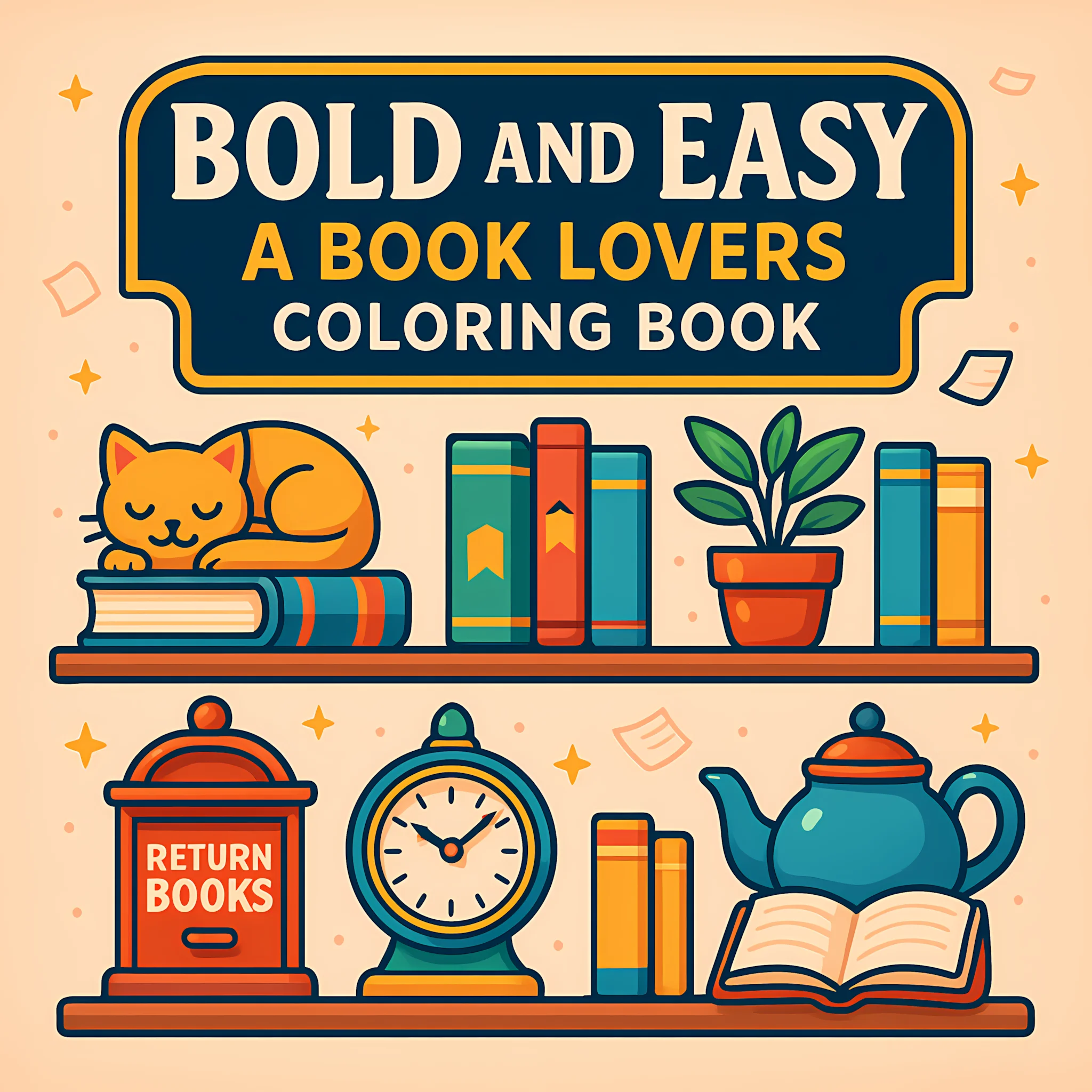 Book Lovers Coloring Book for  - Adult Coloring Book Stress Relief 评论和价格