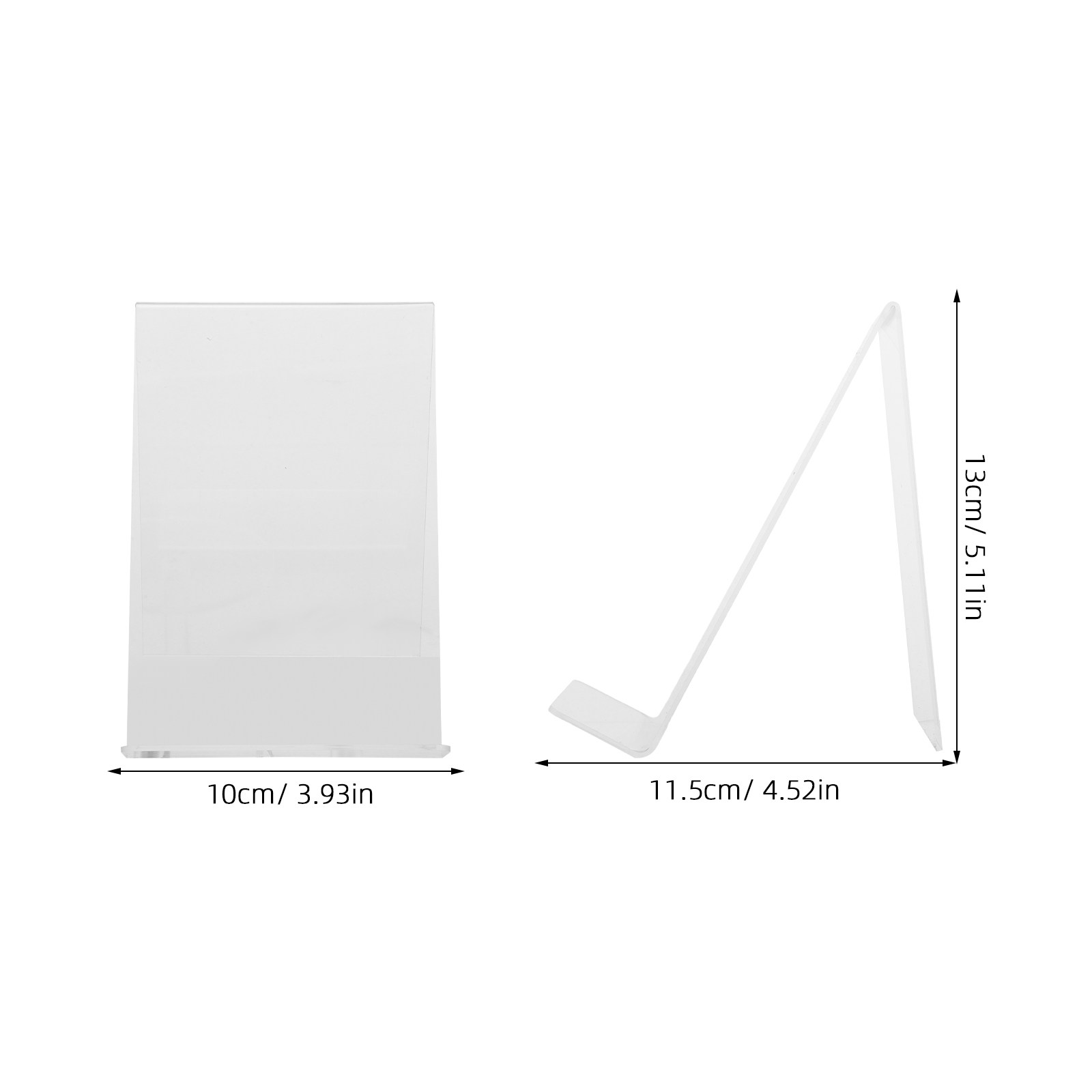 3Pcs Clear Acrylic Book Stand  - Clear Acrylic Book Stand Holder 评论和价格