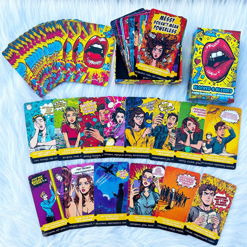 54 Card Deck, 13x8cm Size, BLO - Tarot Deck With Guidebook 评论和价格