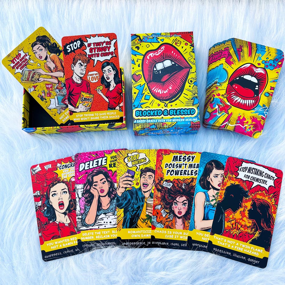 54 Card Deck, 13x8cm Size, BLO - Tarot Deck With Guidebook 评论和价格