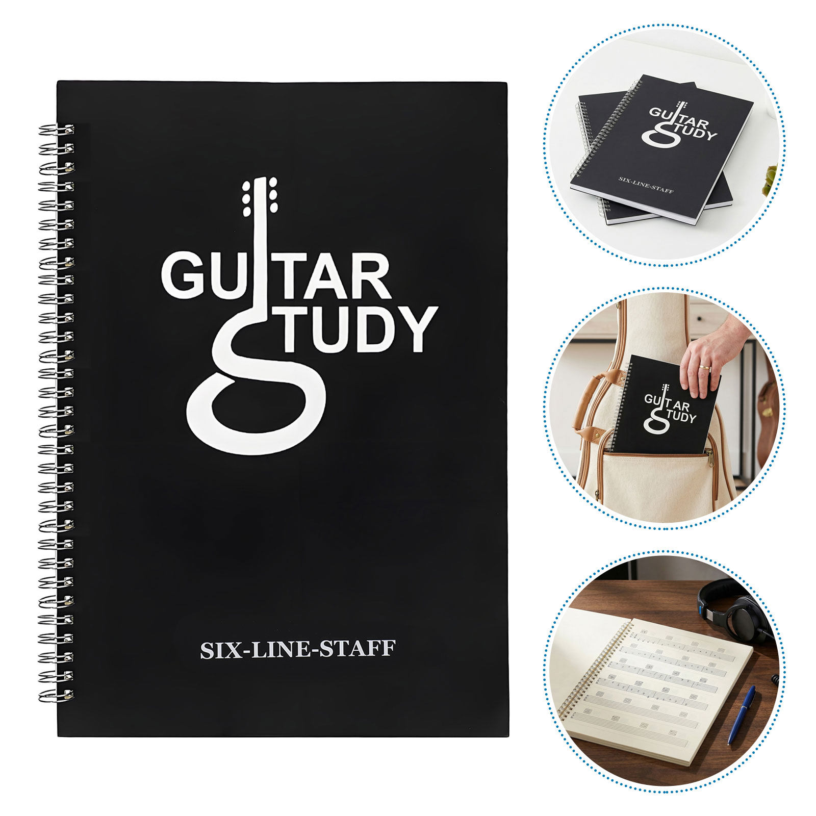 2Pcs 6 String Guitar Tablature - Blank Sheet Music Notebook 评论和价格