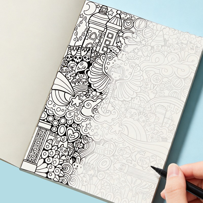 One Adult Stress Relief Hand D - Adult Coloring Book Stress Relief 评论和价格