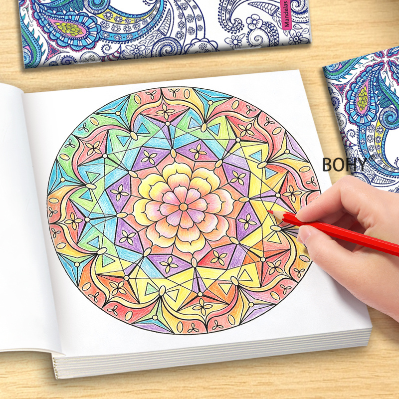1 Exotic Mandala Meditation Co - Adult Coloring Book Stress Relief 评论和价格