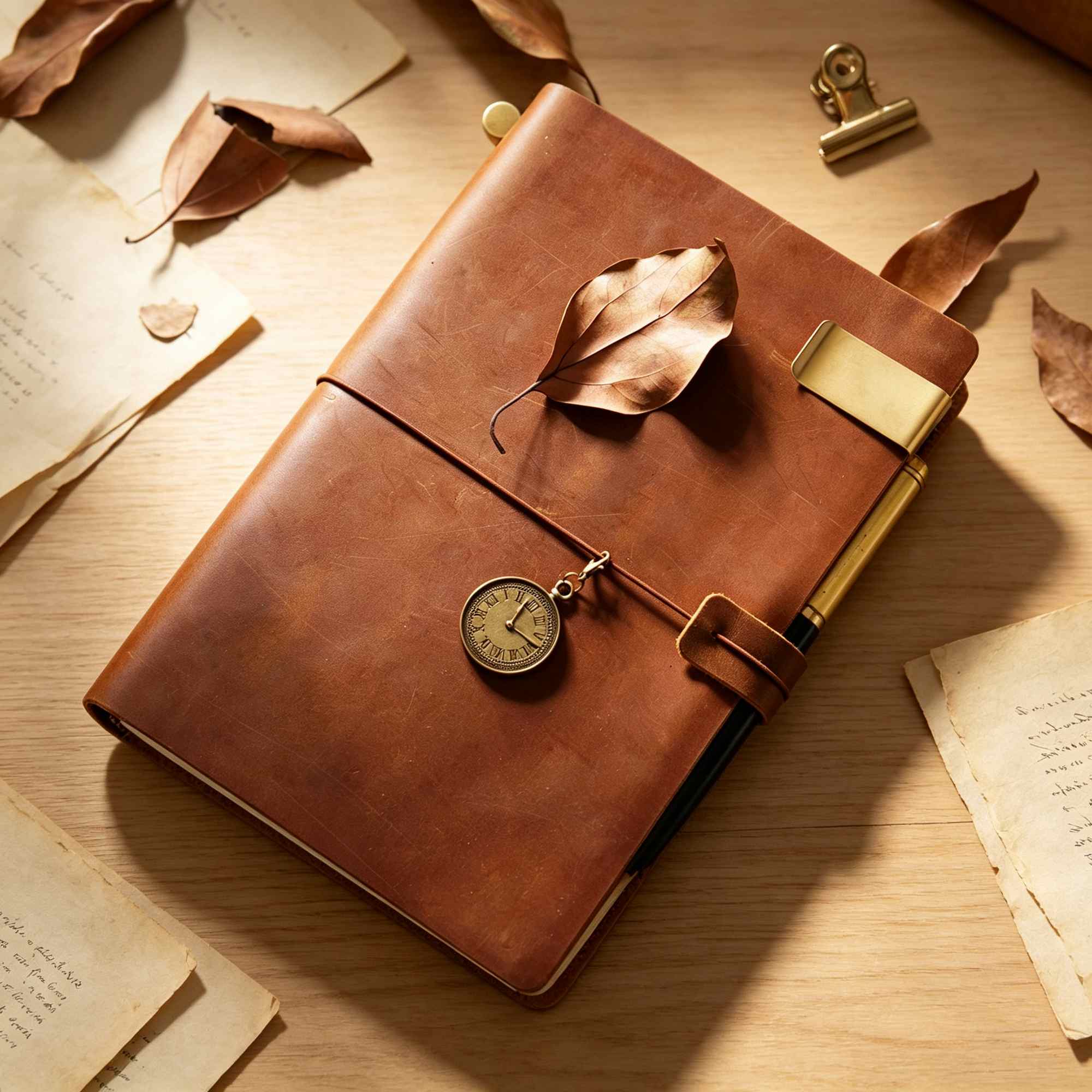 Crazy Horse Leather Travel Jou - Vintage Leather Journal Notebook 评论和价格
