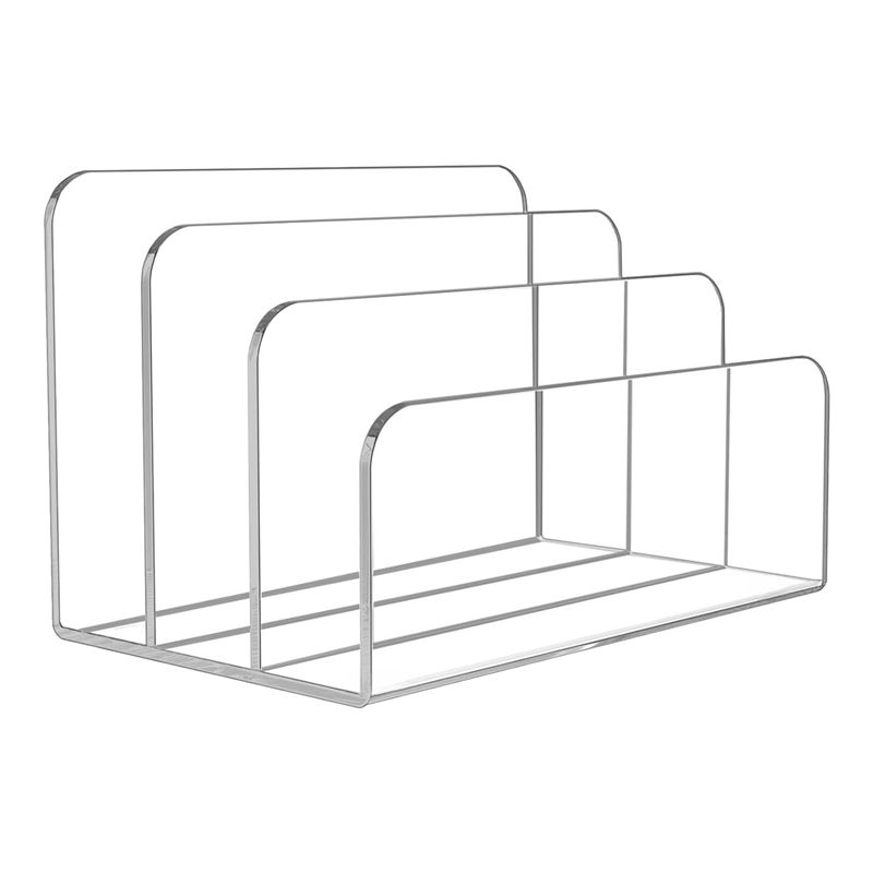 Voltvibe-3 Sections Clear Acry - Clear Acrylic Book Stand Holder 评论和价格